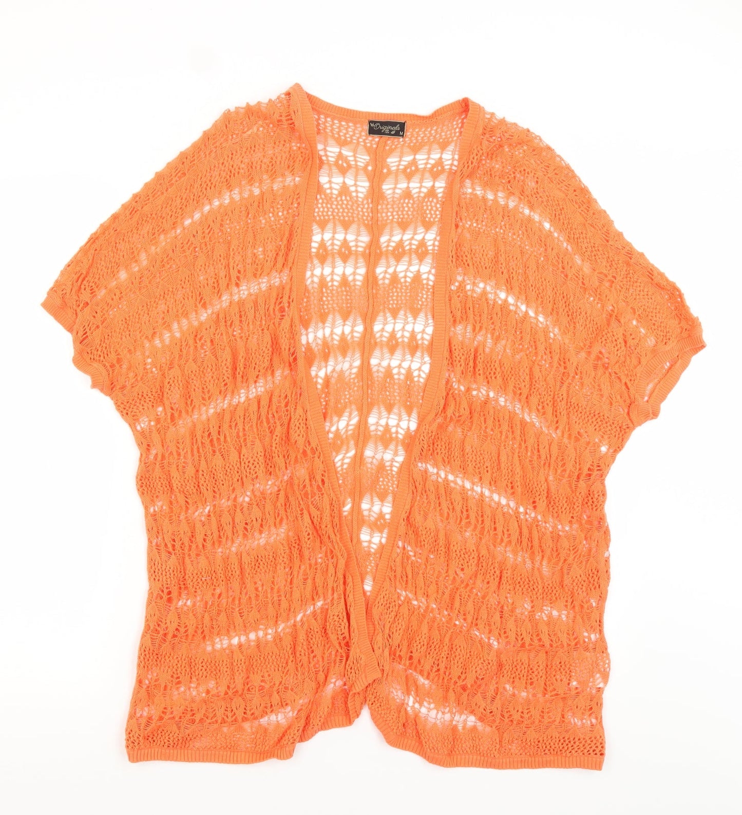 Womens UK Size M Originals Orange Shrug Jumper