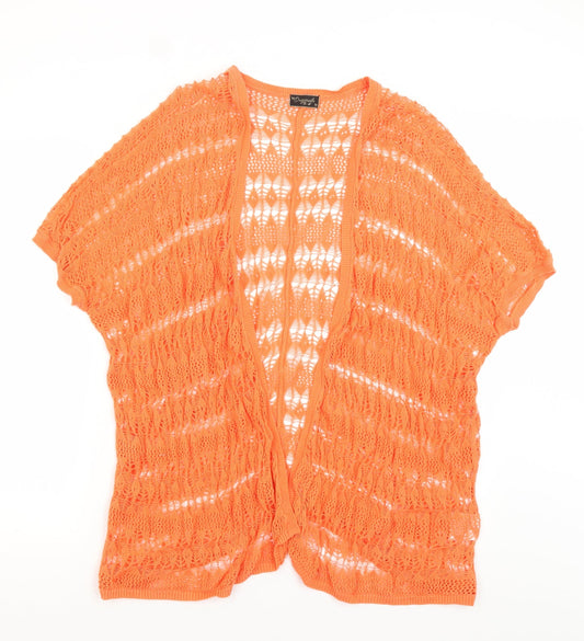 Womens UK Size M Originals Orange Shrug Jumper