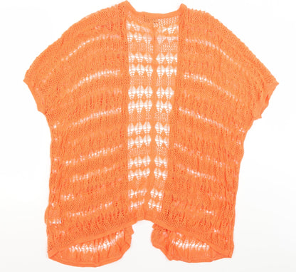 Womens UK Size M Originals Orange Shrug Jumper