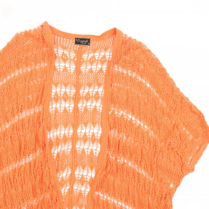 Womens UK Size M Originals Orange Shrug Jumper