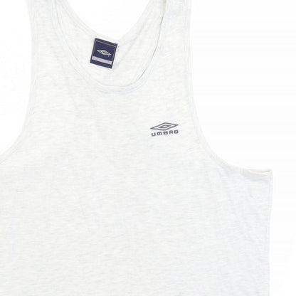 Umbro Mens Grey   Basic Tank Size L