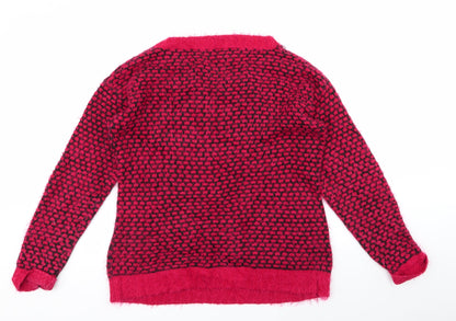 Womens UK Size M casamia Red Pullover Jumper
