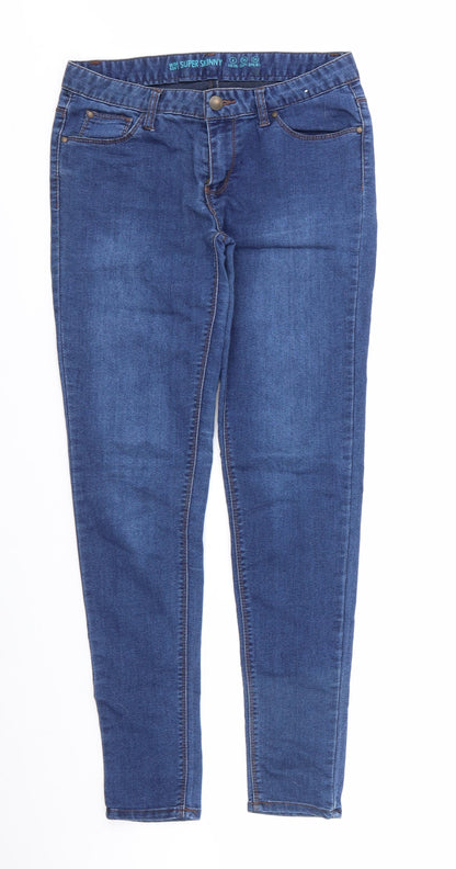DENIM & CO  Womens Blue   Skinny Jeans Size 8 L29 in