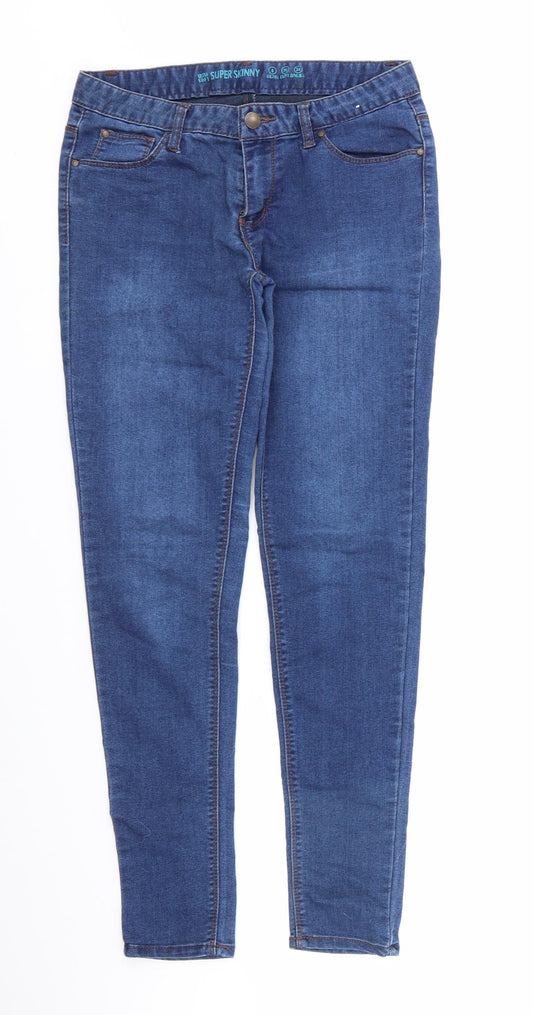 DENIM & CO  Womens Blue   Skinny Jeans Size 8 L29 in