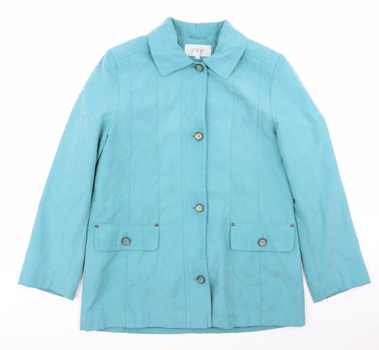 Womens UK Size 14 EWM Blue Jacket