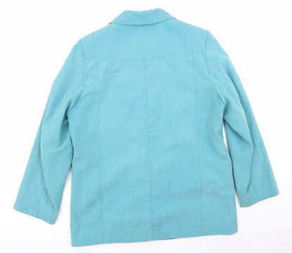 Womens UK Size 14 EWM Blue Jacket