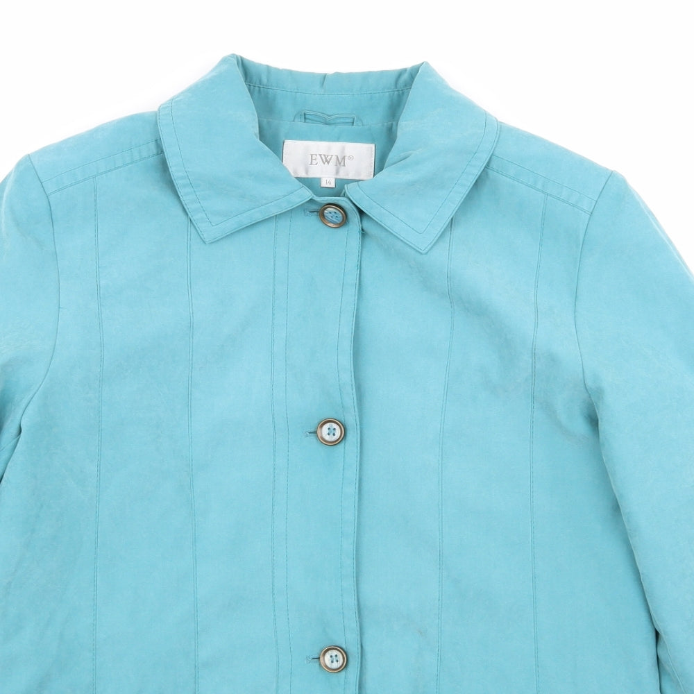 Womens UK Size 14 EWM Blue Jacket