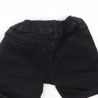 PREWORN  Boys Black   Chino Shorts Size 2-3 Years