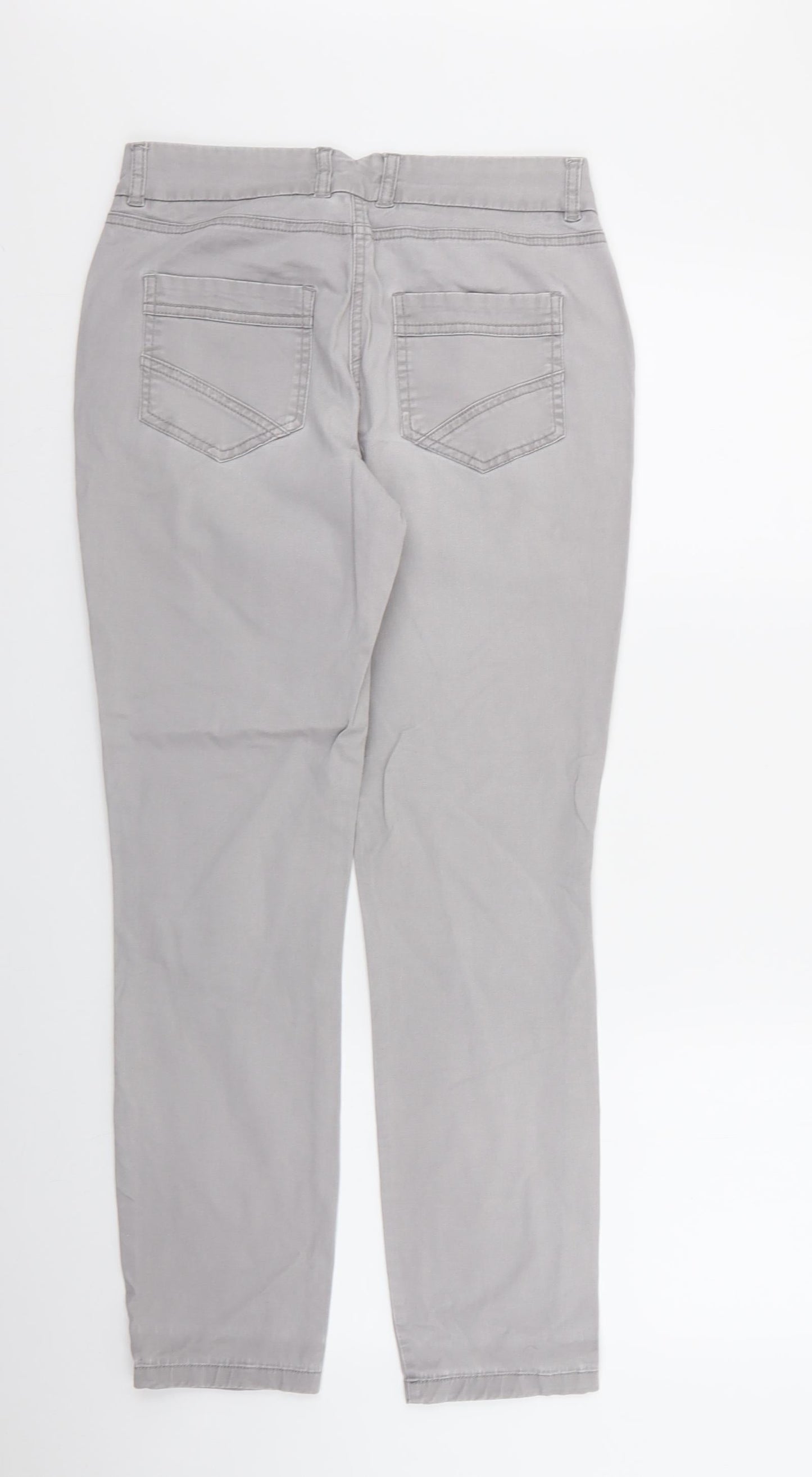 RED HEARING  Womens Grey   Trousers  Size 8 L28 in