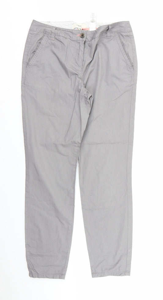 Womens UK Size 8 NEXT Regular Fit  Grey Trousers