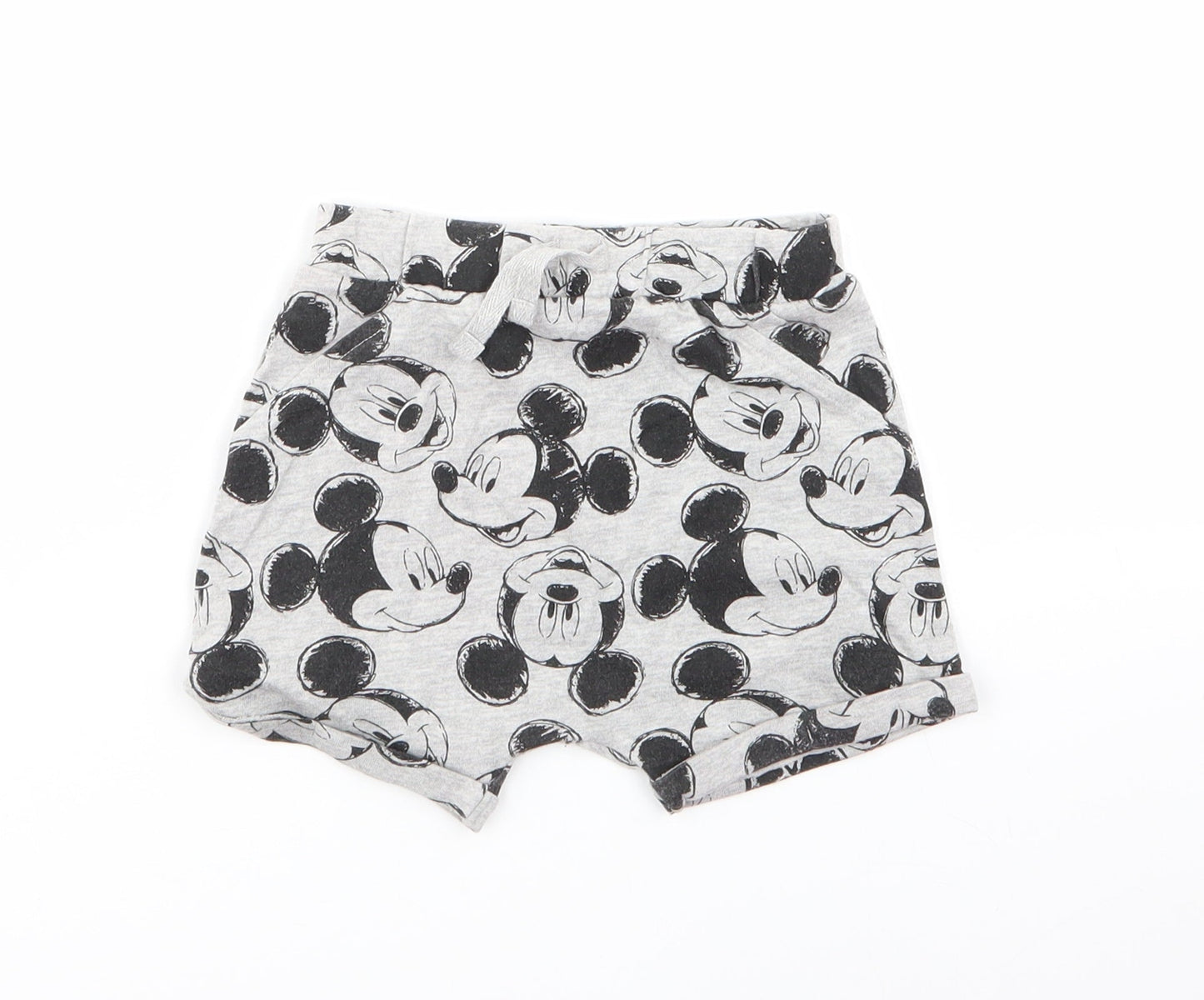 George Boys Grey Animal Print  Capri Trousers Size 12-18 Months