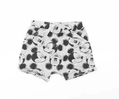 George Boys Grey Animal Print  Capri Trousers Size 12-18 Months