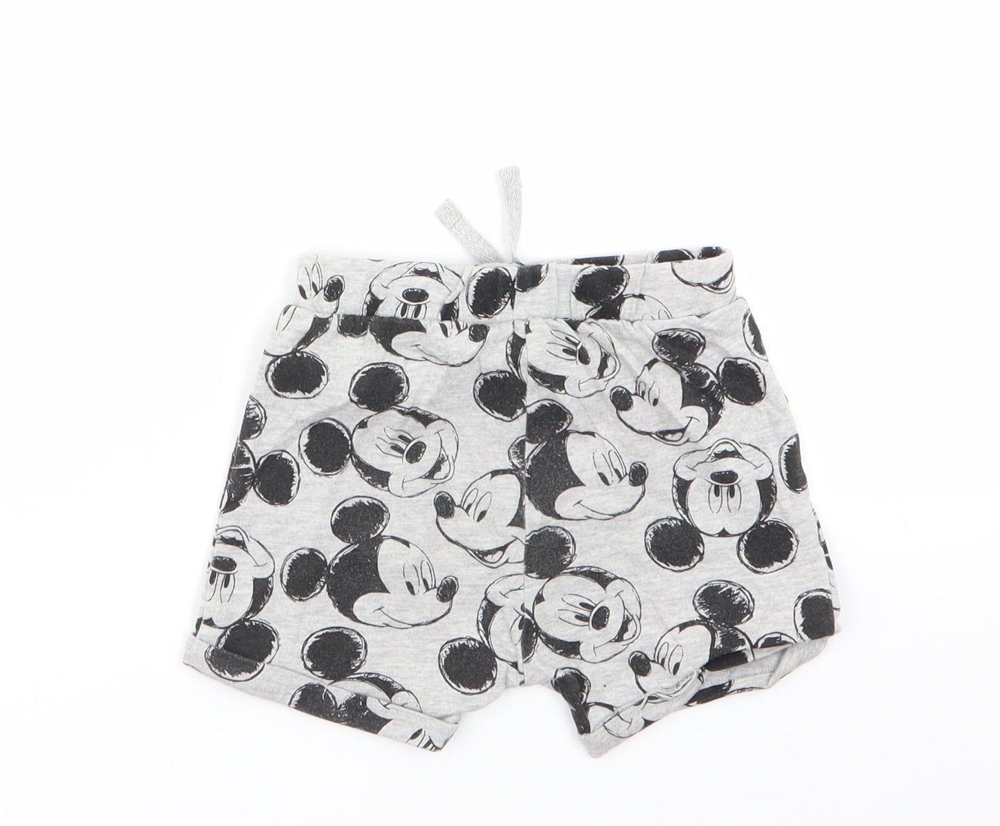 George Boys Grey Animal Print  Capri Trousers Size 12-18 Months