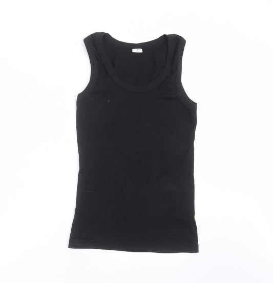 ETHEL AUSTIN Womens Black   Basic Tank Size 16