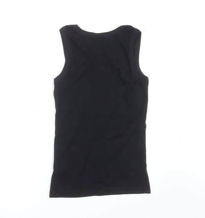 ETHEL AUSTIN Womens Black   Basic Tank Size 16