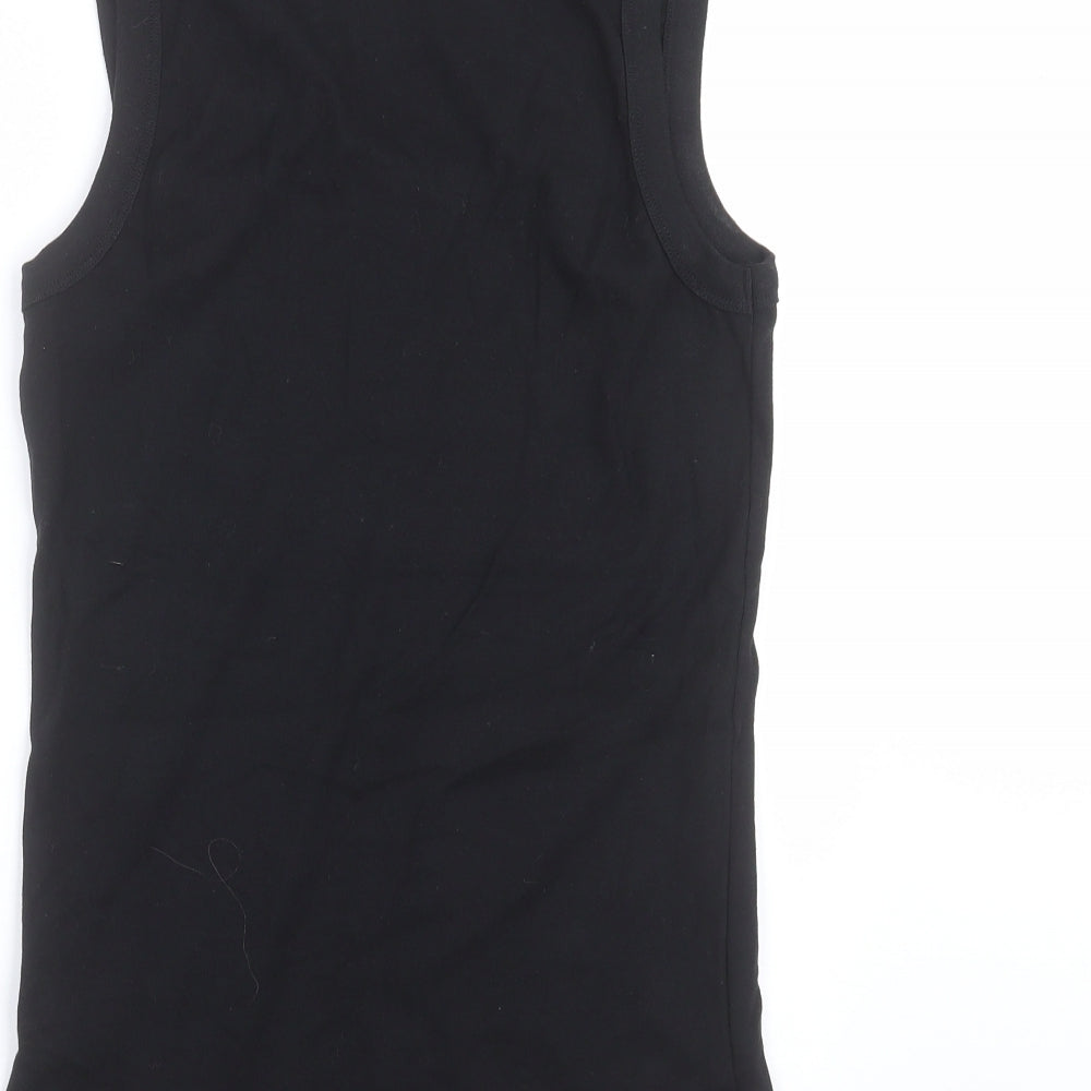 ETHEL AUSTIN Womens Black   Basic Tank Size 16