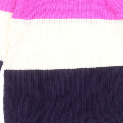 Womens UK Size 12 Studio Multicoloured Pullover Jumper