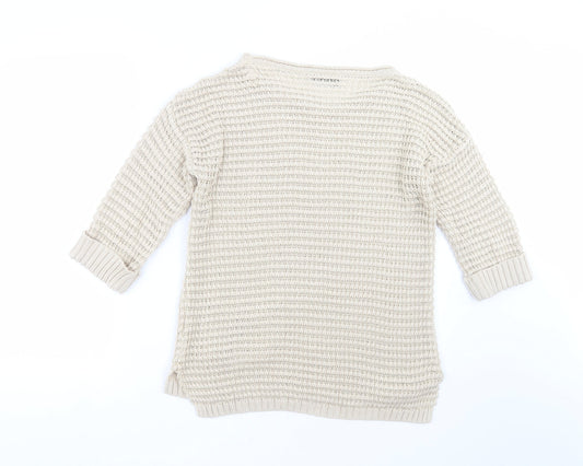 Womens UK Size S Wallis Beige Pullover Jumper