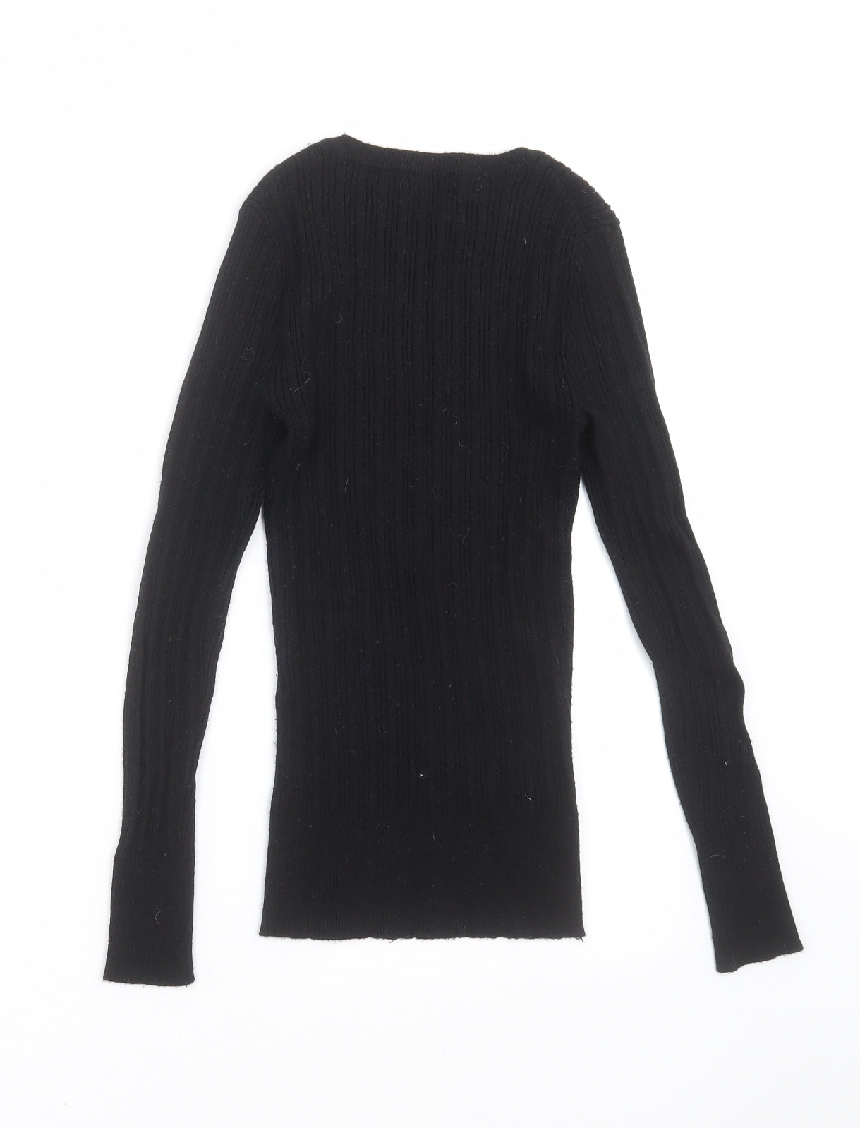 Primark Womens Black  Knit Pullover Jumper Size XS