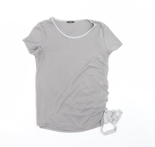 Womens UK Size 12 Roman Grey Basic T-Shirt