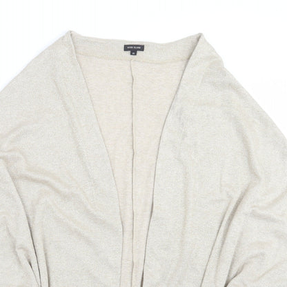 Womens UK Size 10 River Island Gold Cardigan Jumper