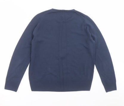 Womens UK Size 14 Marks and Spencer Blue Pullover Jumper