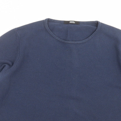 Womens UK Size 14 Marks and Spencer Blue Pullover Jumper