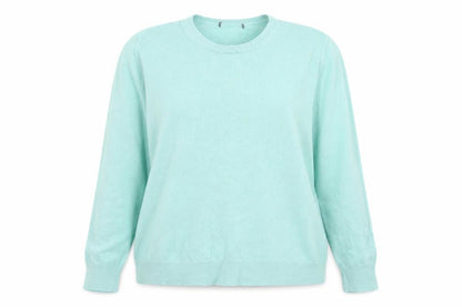 Womens UK Size 22 Marks and Spencer Green Pullover Jumper