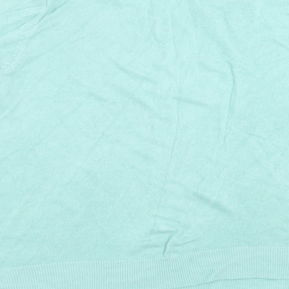 Womens UK Size 22 Marks and Spencer Green Pullover Jumper