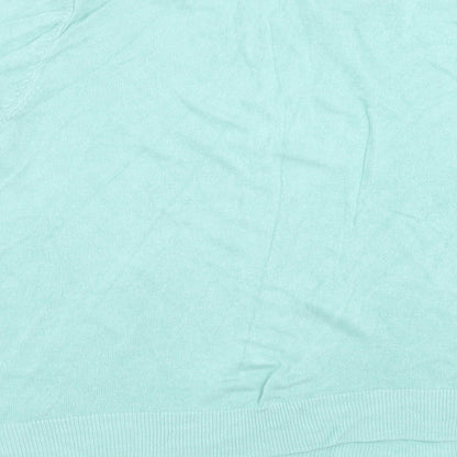Womens UK Size 22 Marks and Spencer Green Pullover Jumper
