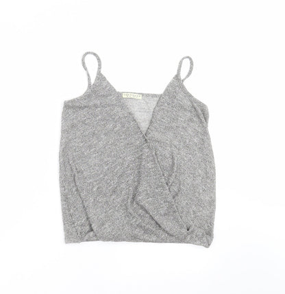 Womens UK Size 14 INNOCENCE Silver Camisole Blouse