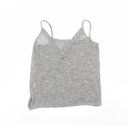 Womens UK Size 14 INNOCENCE Silver Camisole Blouse