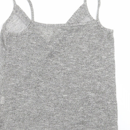 Womens UK Size 14 INNOCENCE Silver Camisole Blouse