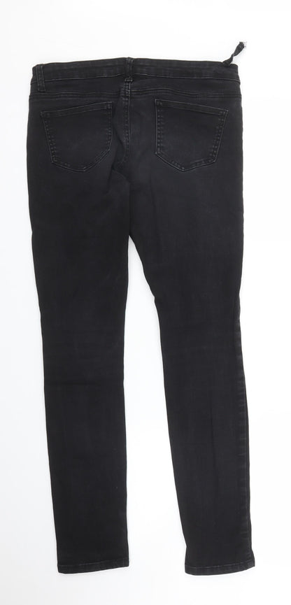 Rockn Rev Womens Black  Denim Skinny Jeans Size 12 L27 in
