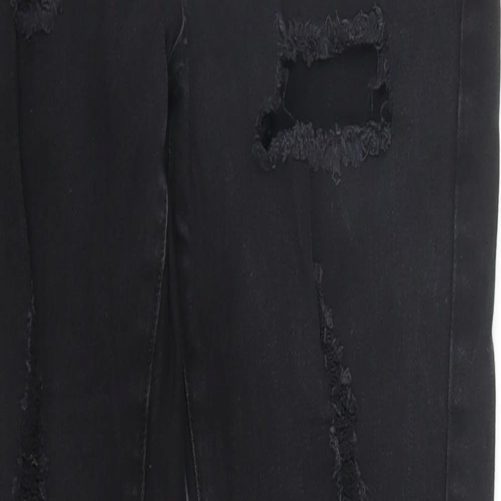 Rockn Rev Womens Black  Denim Skinny Jeans Size 12 L27 in