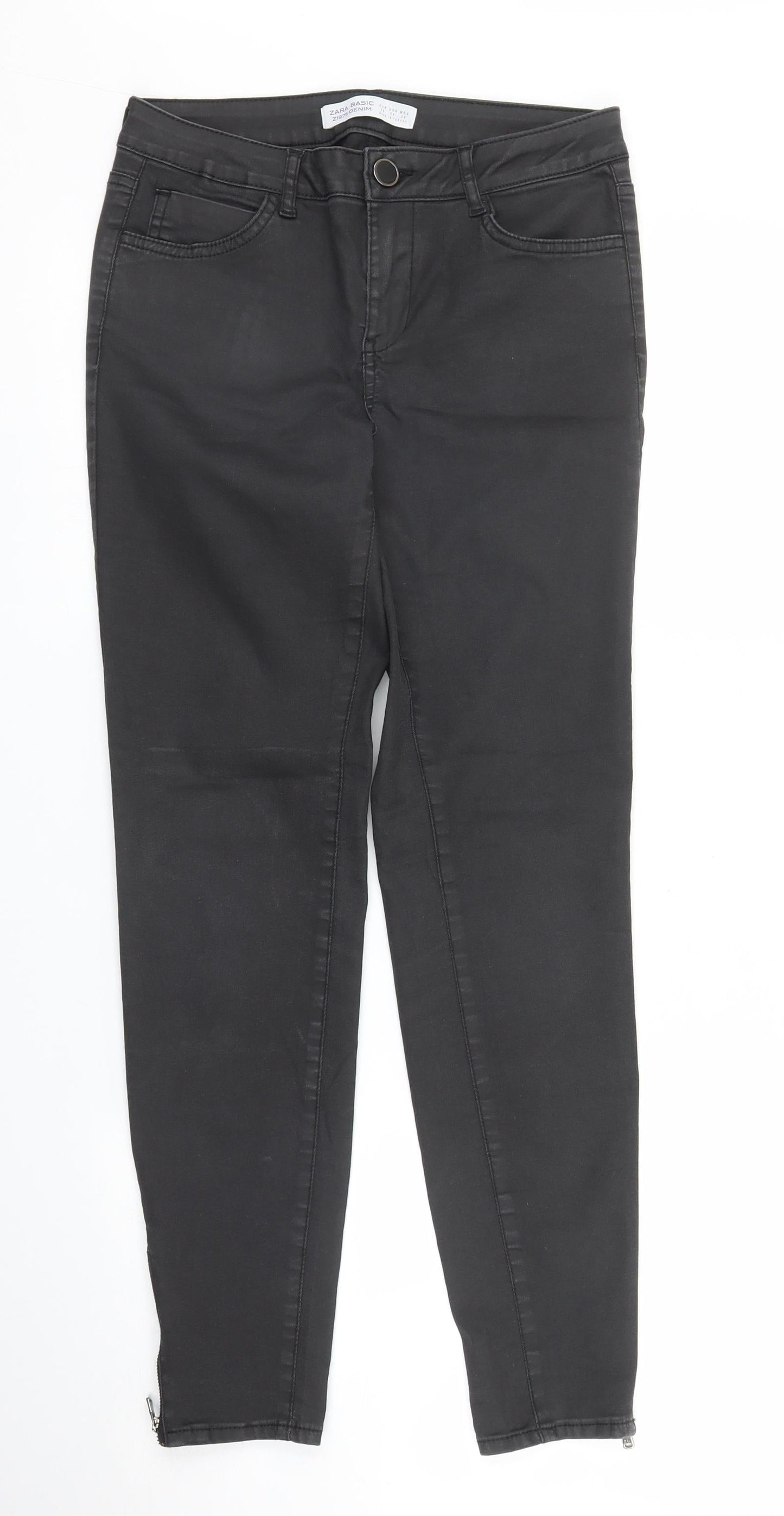 Zara Womens Black   Skinny Jeans Size 8 L27 in