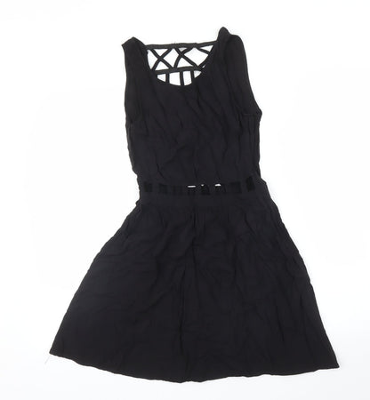 H&M Womens Black   A-Line  Size 8