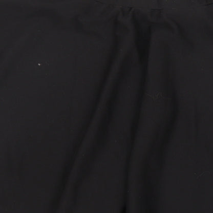 Preworn Womens Black   A-Line Skirt Size L