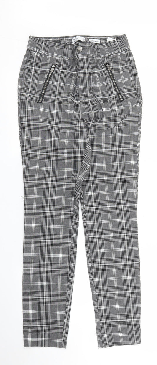 Womens UK Size M Hollister Regular Fit Carrot Grey Trousers