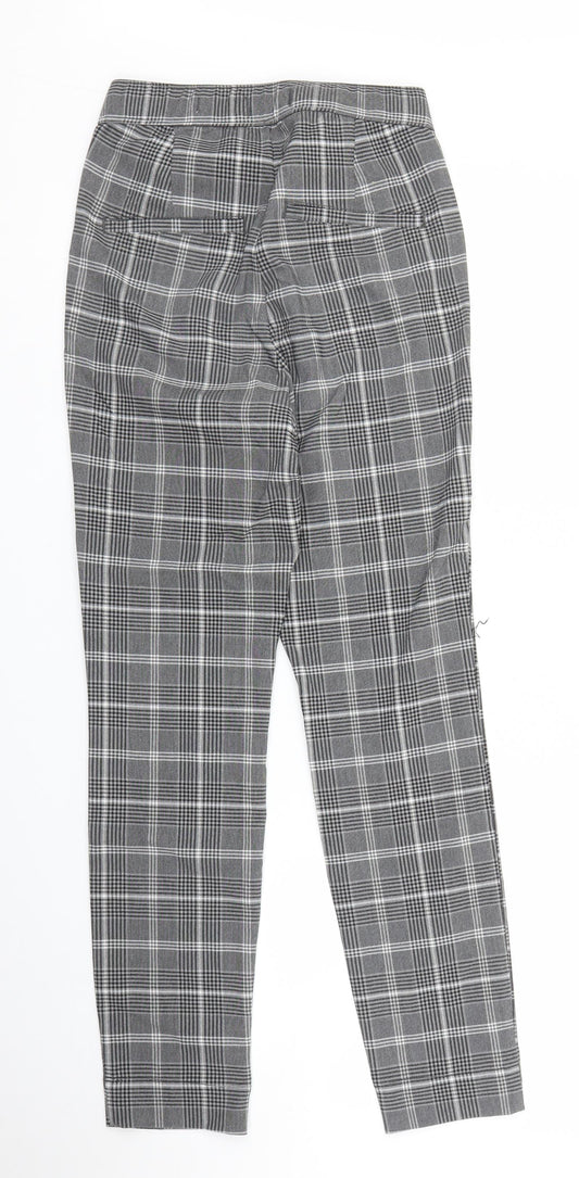 Womens UK Size M Hollister Regular Fit Carrot Grey Trousers