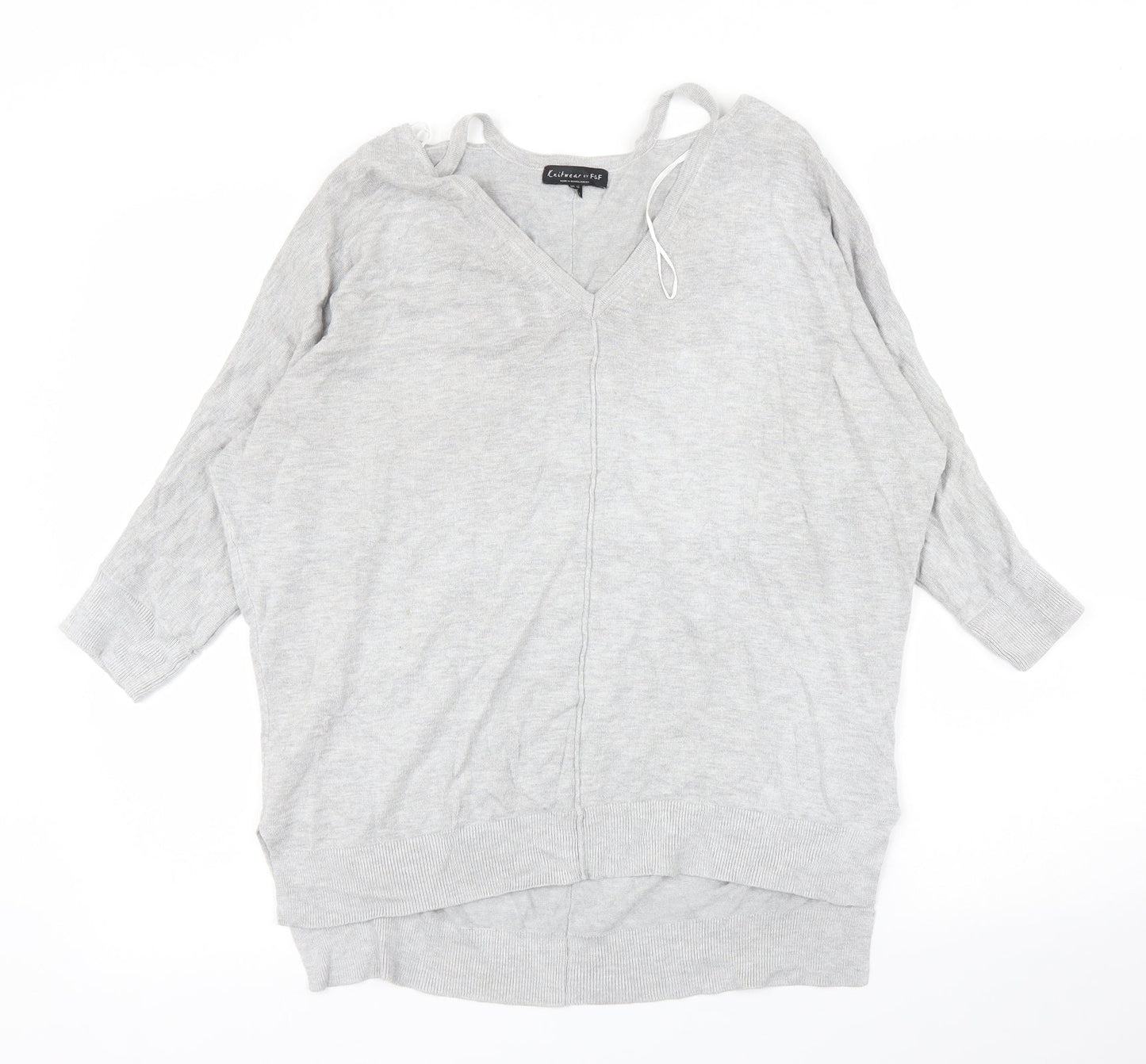 F&F Womens Grey   Pullover Jumper Size 12