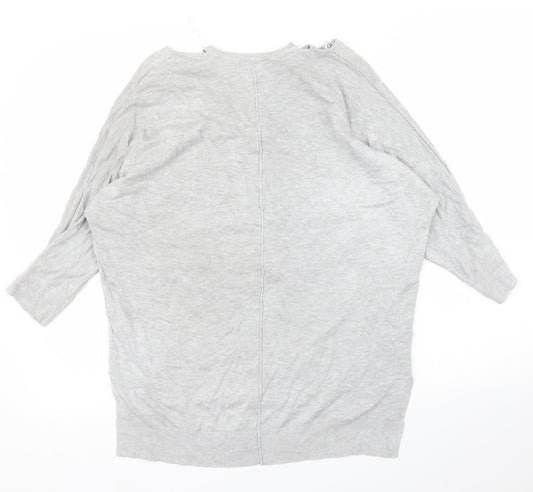 F&F Womens Grey   Pullover Jumper Size 12