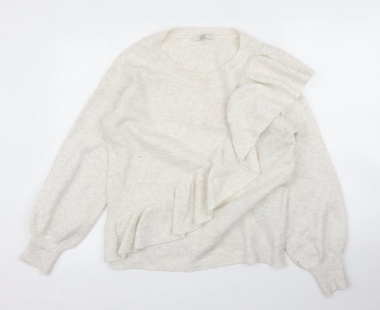 George Womens White   Pullover Jumper Size 14