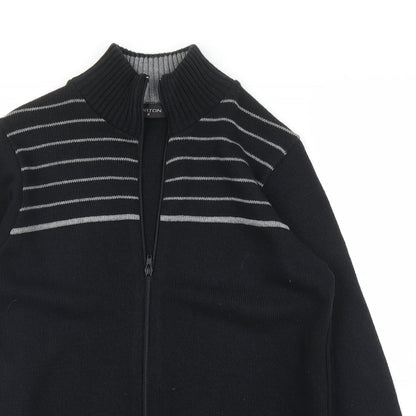 Burton Mens Black   Full Zip Jumper Size S