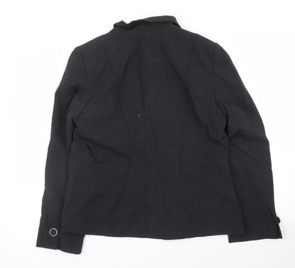 M&S Womens Grey   Jacket Blazer Size 14