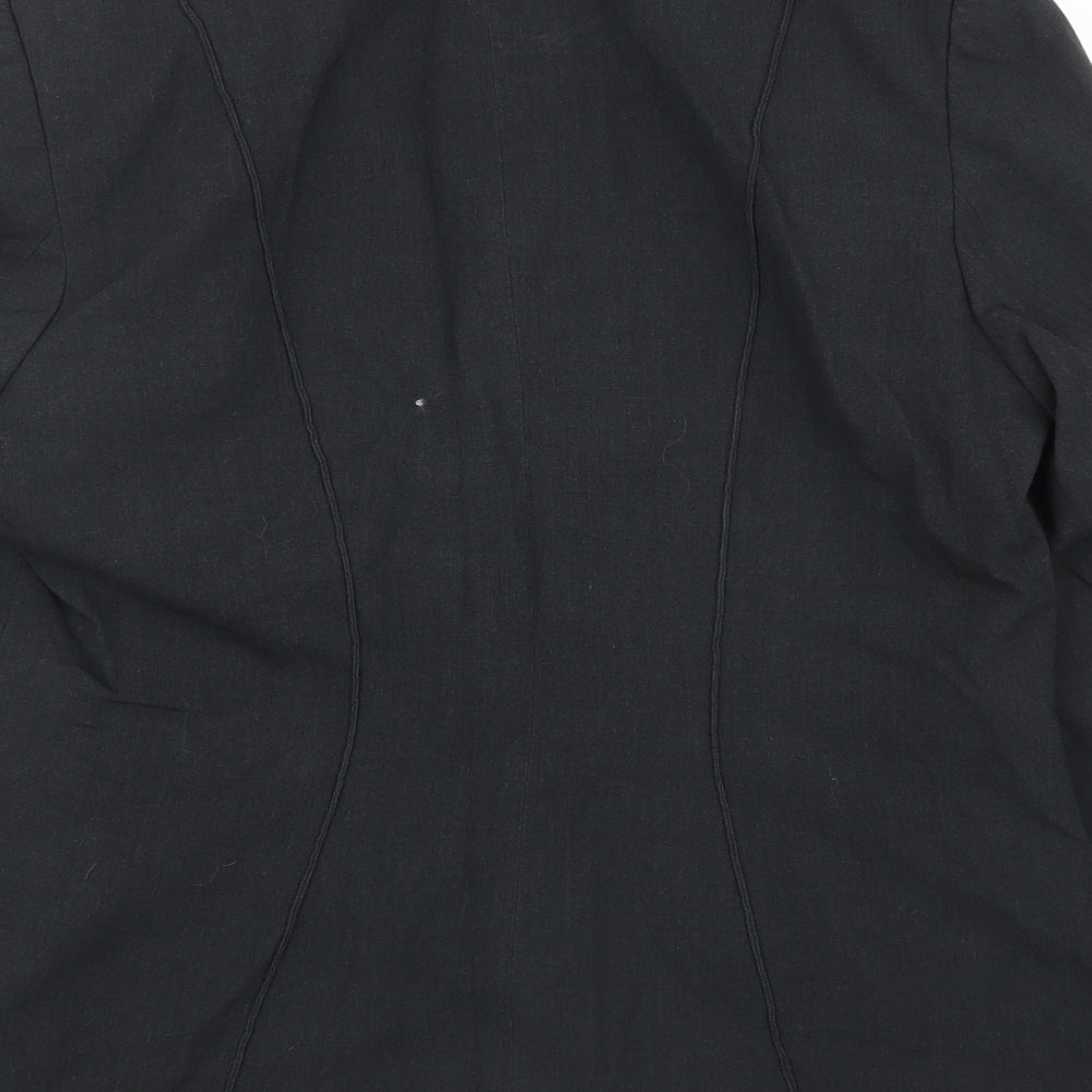 M&S Womens Grey   Jacket Blazer Size 14