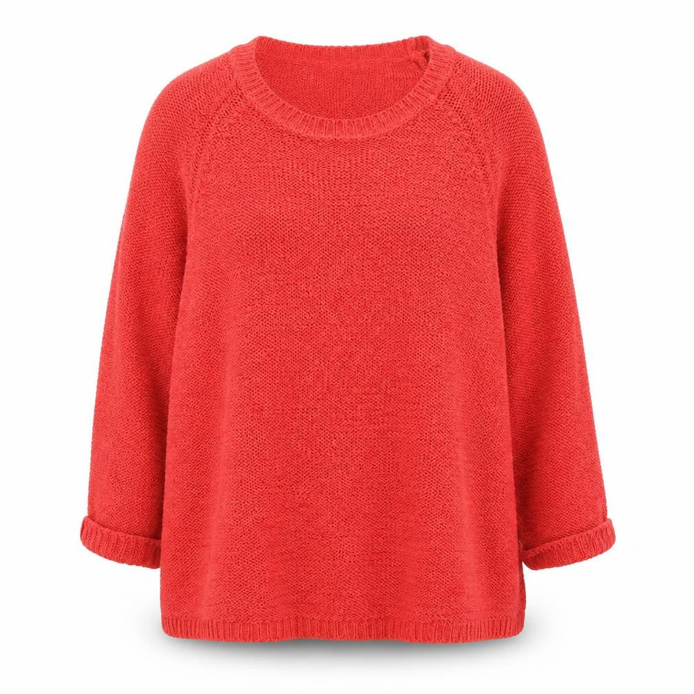 Womens UK Size 16 International Red Pullover Jumper
