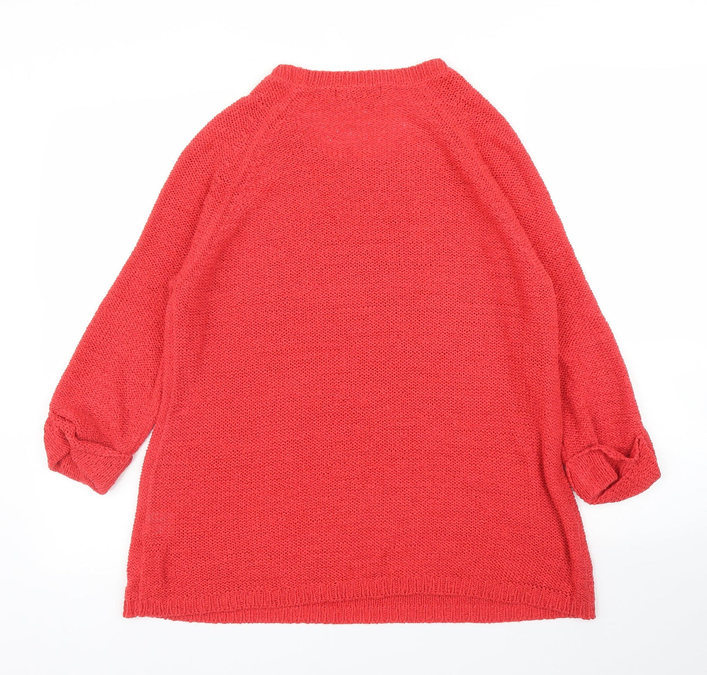 Womens UK Size 16 International Red Pullover Jumper