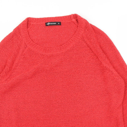 Womens UK Size 16 International Red Pullover Jumper