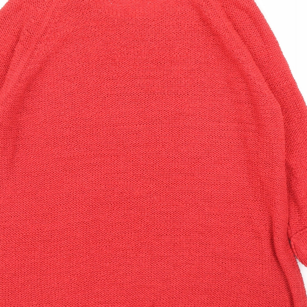 Womens UK Size 16 International Red Pullover Jumper